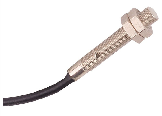 LM06 Cylinder Proximity Switch Inductive Vibtation Proof , Inductive Linear Position Sensor