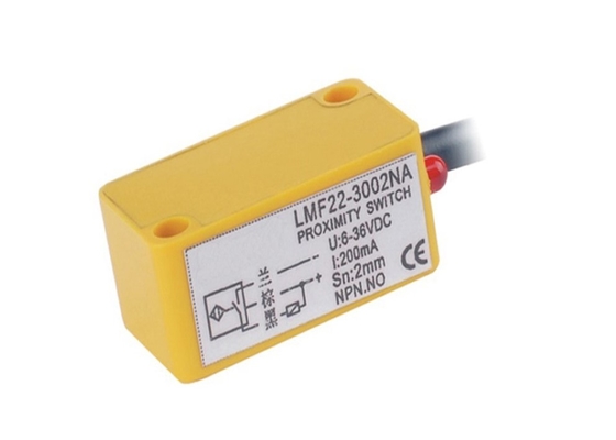LMF22 Inductive Proximity Sensor Infrared , 2 Wire Proximity Switch Straight Connector CE