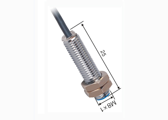8.2V Metal Small Proximity Switch Explosion Proof 1MM Detection Distance NO NC NO+NC