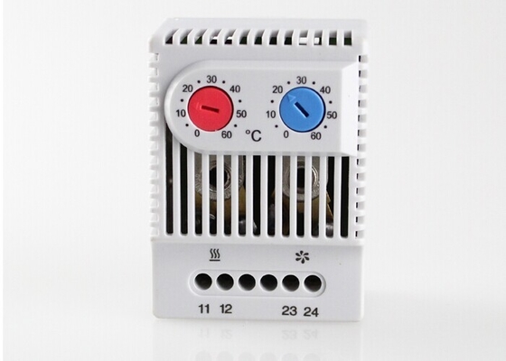 Heat Dissipation Dual Air Condition Thermostat 10A Normally Open / Closed