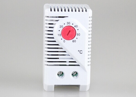 Din Rail Small Room Thermostat , Mechanical Thermostat Normal Closed KTO 011