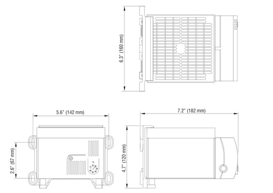 OEM 1200W Energy Efficient Electric Heaters Industrial Adjustable Temperature Range