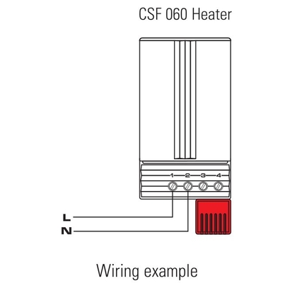 50 Watt Small Industrial Electric Heaters High Efficiency Doble Insulated IP20 / II PTC Resistor