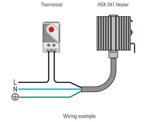 DC 10W / 20W Aluminium Industrial Electrical Heaters Din Rail Temperature Limiting