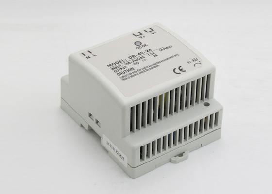 47 - 63Hz DIN Rail Switching Power Supply DR - 45W Load Stability