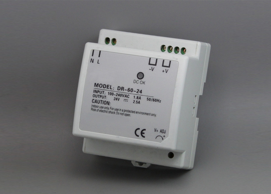 36A Single Output DIN Rail Switching Power Supply 78 * 93 * 56mm DR - 60 Watt
