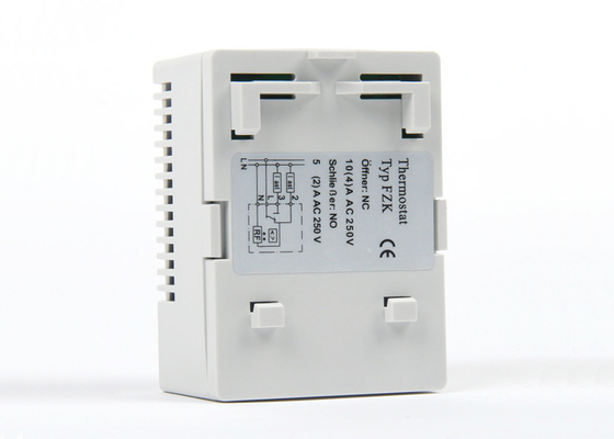 10 Ma Adjustable Bimetal Thermostat , Mechanical Temperature Thermostat FZK011