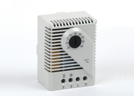 10 Ma Adjustable Bimetal Thermostat , Mechanical Temperature Thermostat FZK011