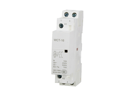 Household Electric AC Contactor 24v WCT NC 16A 2 Pole Mini IP40