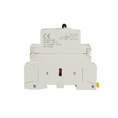 Manual Electrical Supply 25A 2NO NC Household AC Contactors 4 Pole  Contactor