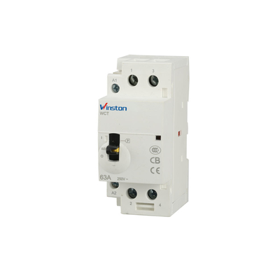 Modular Homes 2NO 24V Electrical 63A Manual 2 Pole Building Contactor / magnetic contactor