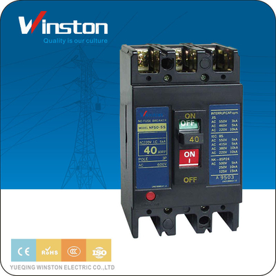 3 Phase NF - SS 50A Molded Case Circuit Breaker / MCCB Circuit Breaker