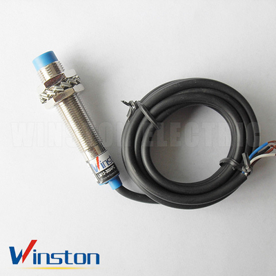 LM12 Non Flush Inductive Proximity Sensor DC 10V 3 / 2 Wire Proximity Switch
