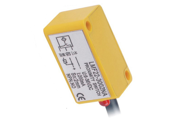 LMF22 Inductive Proximity Sensor Infrared , 2 Wire Proximity Switch Straight Connector CE